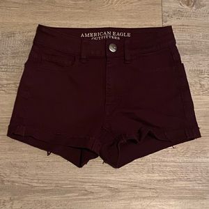 American Eagle HI RISE SHORTIE Shorts Size 00